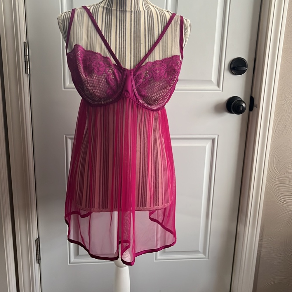 Pink babydoll size 18/20